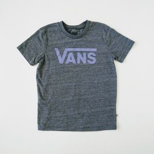 Vans Spellout Logo Short Sleeve T Shirt Heathered